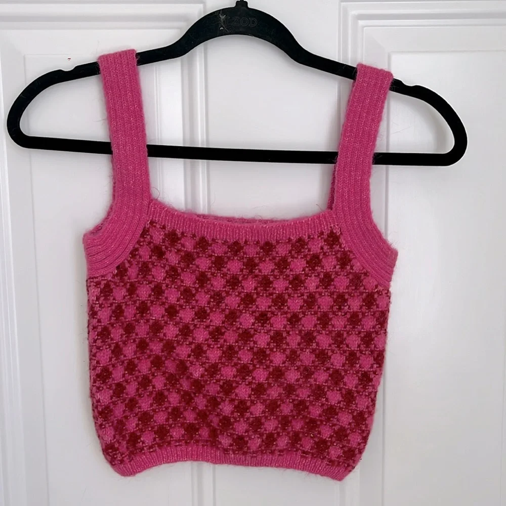 Zara knit cropped top - Picture 1 of 3